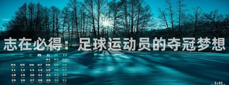 国际足联世界杯：志在必得：足球运动员的夺冠梦想